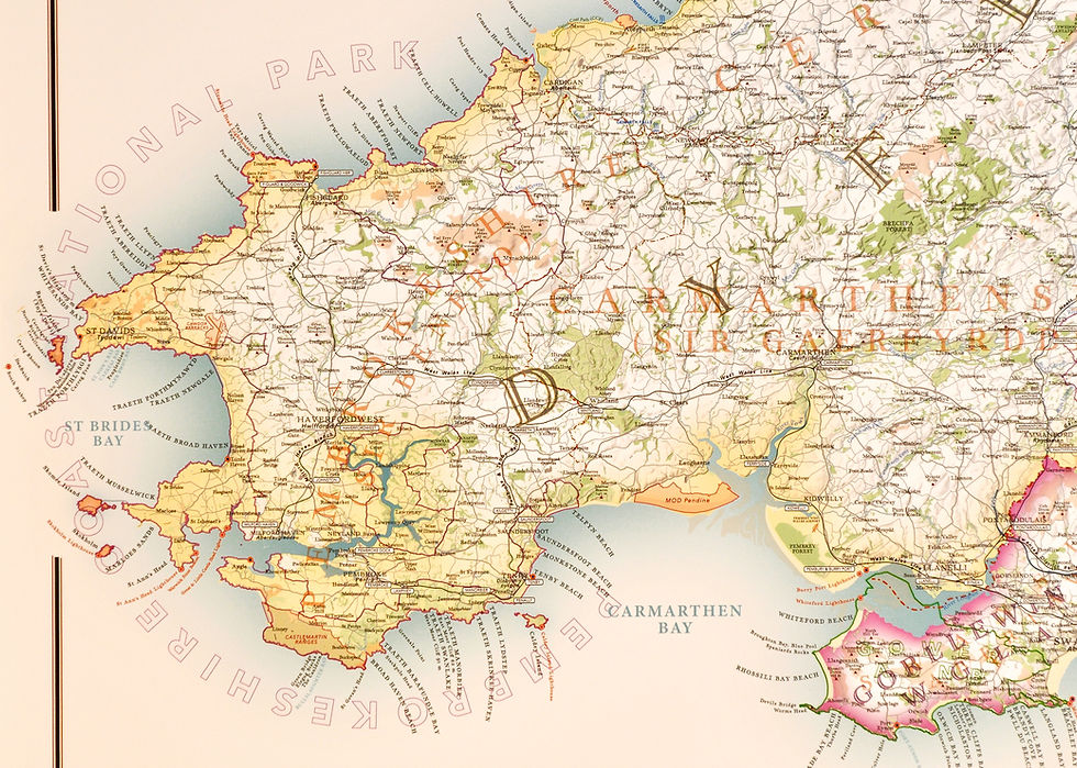 Thumbnail: Wales map - preserved counties