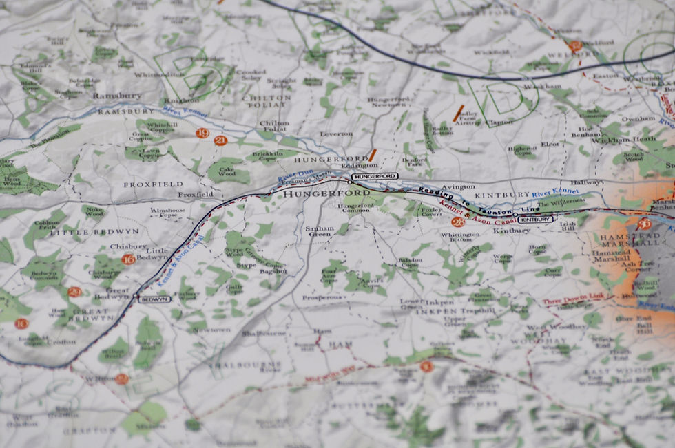 Thumbnail: Beautiful map of North Wessex Downs