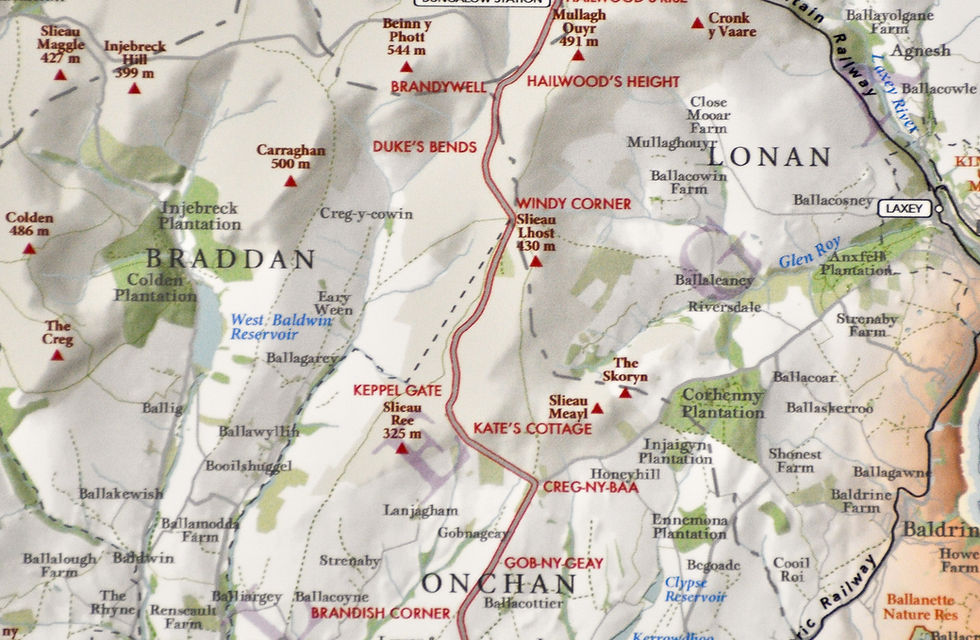 Thumbnail: Isle of Man TT wall map
