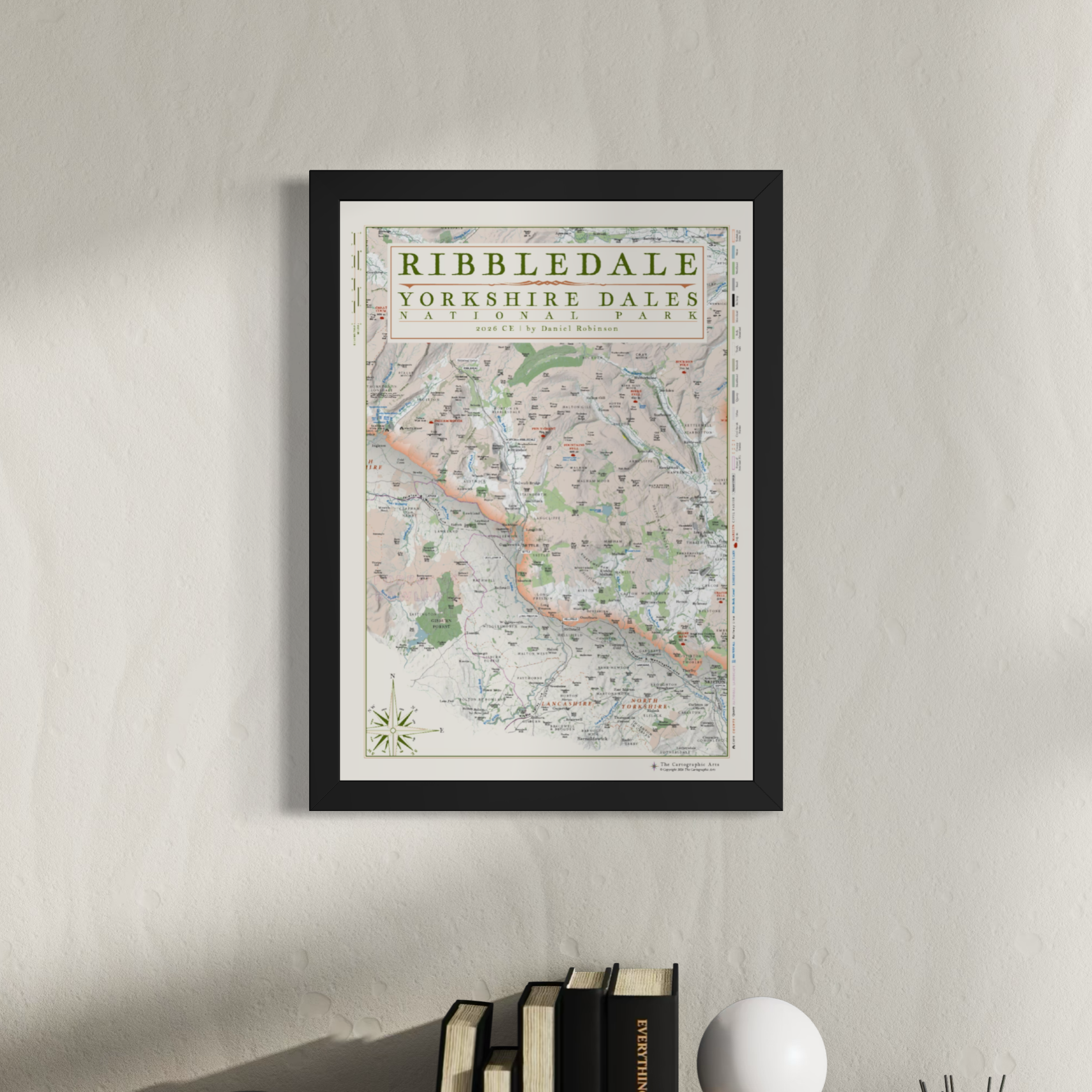 Ribbledale map