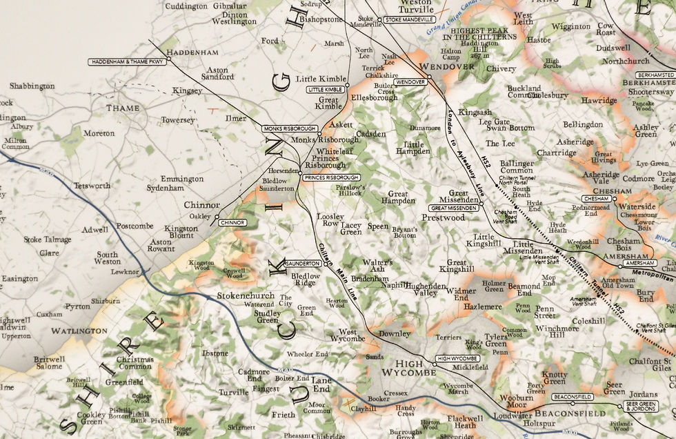 Thumbnail: Gorgeous map of the Chiltern Hills