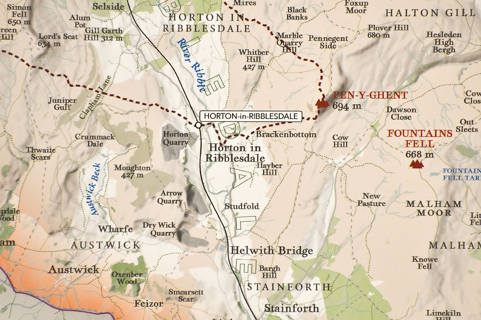Thumbnail: Yorkshire Three Peaks Map