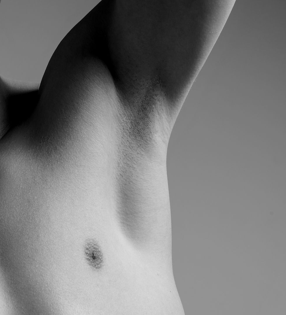 Man's Torso Close-Up