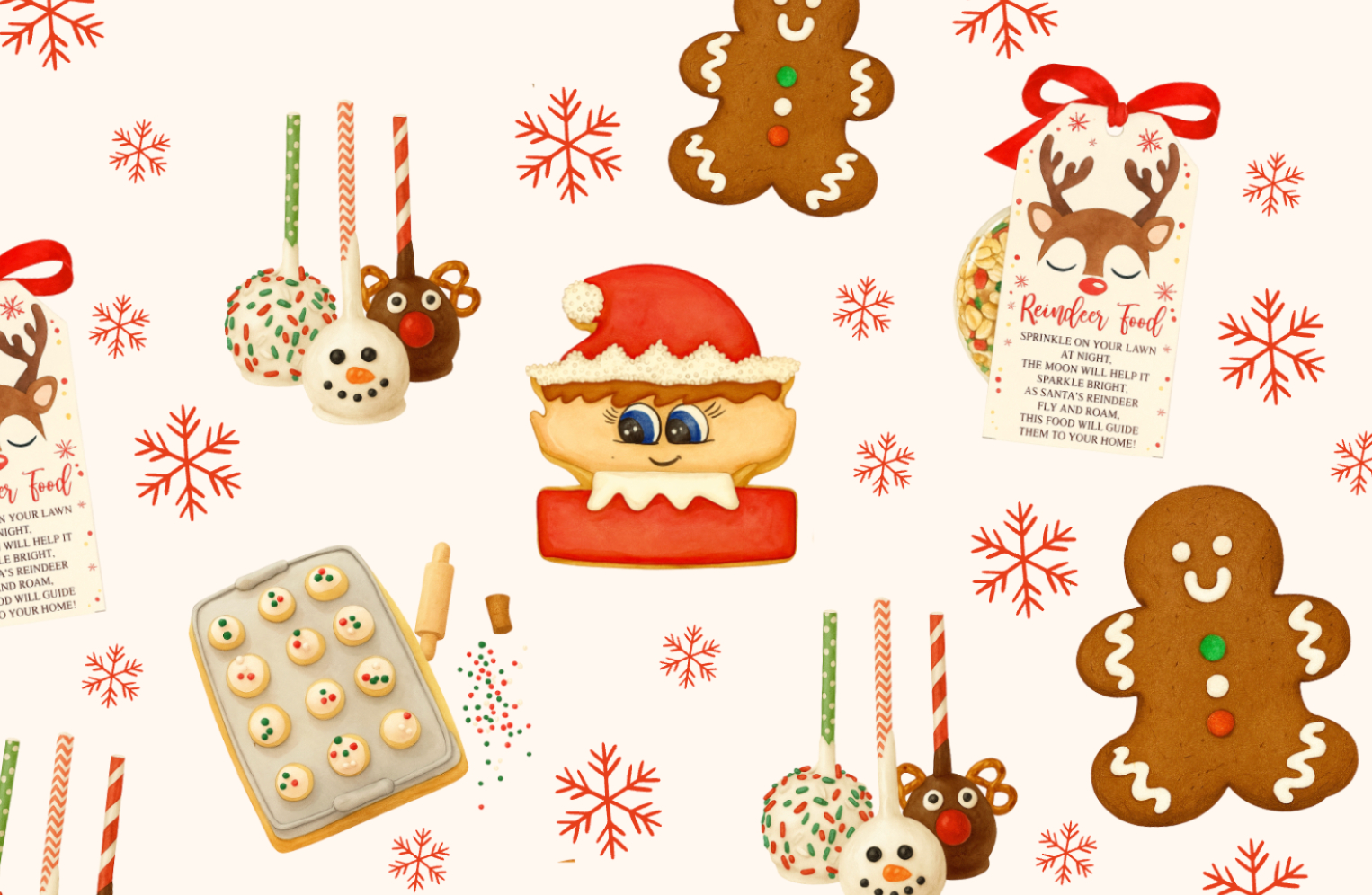 Arranged Food and Objects