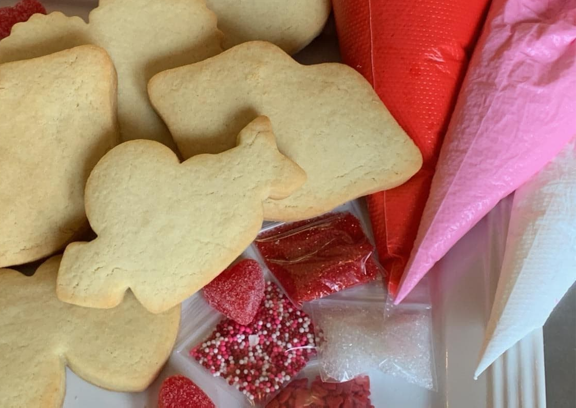 Arranged Food and Objects