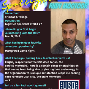 USO Iwakuni Volunteer Spotlight Social Media Posts