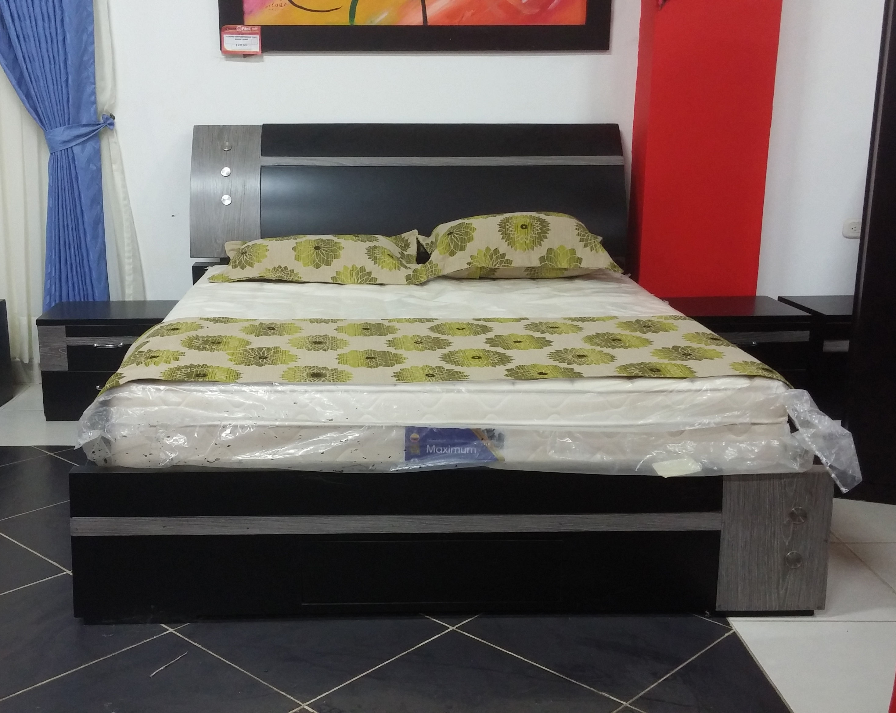 Juego de Alcoba Contemporánea Rosbell 160