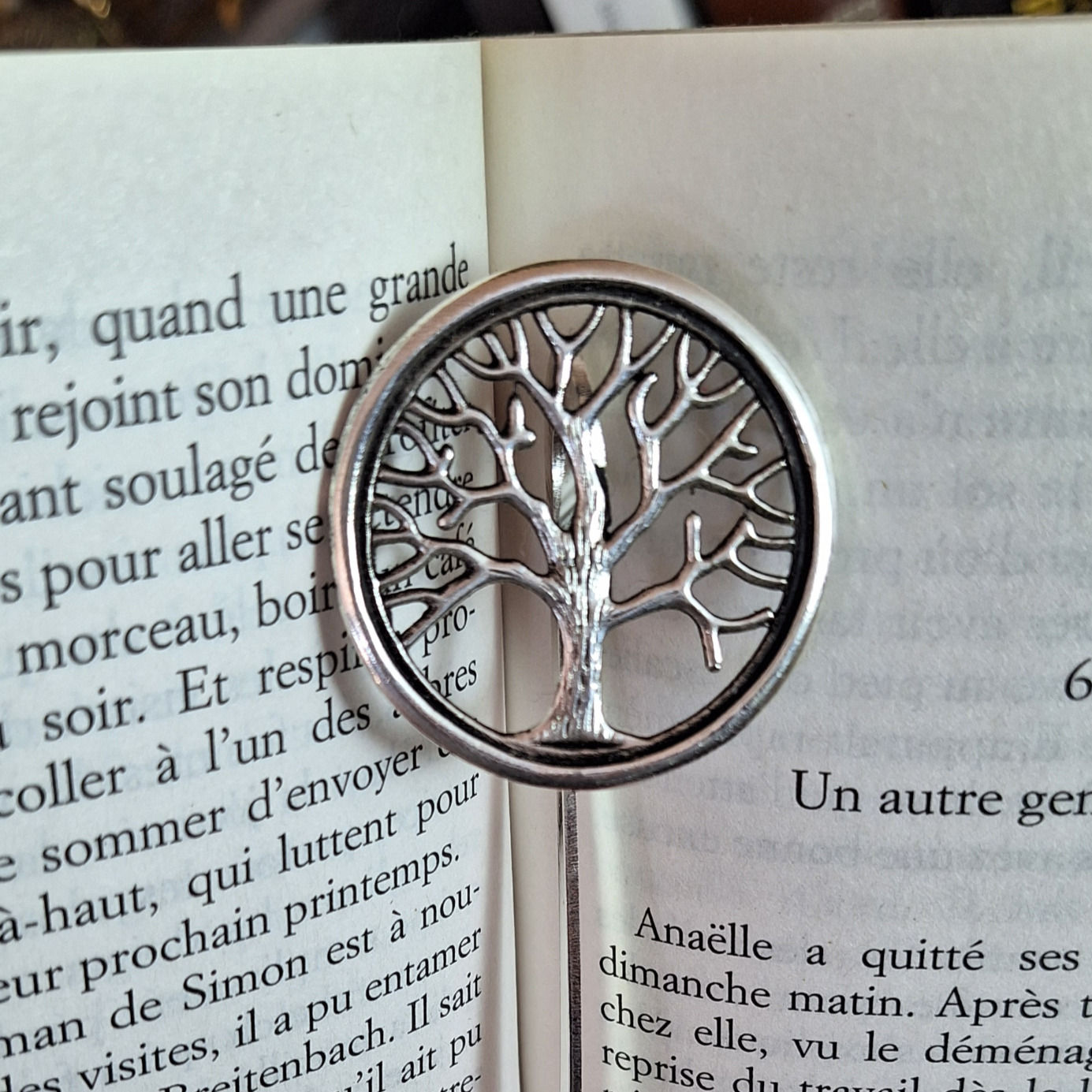Silver Tree of Life Bookmark