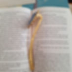 Marque-page Grand Camé Or vue entière