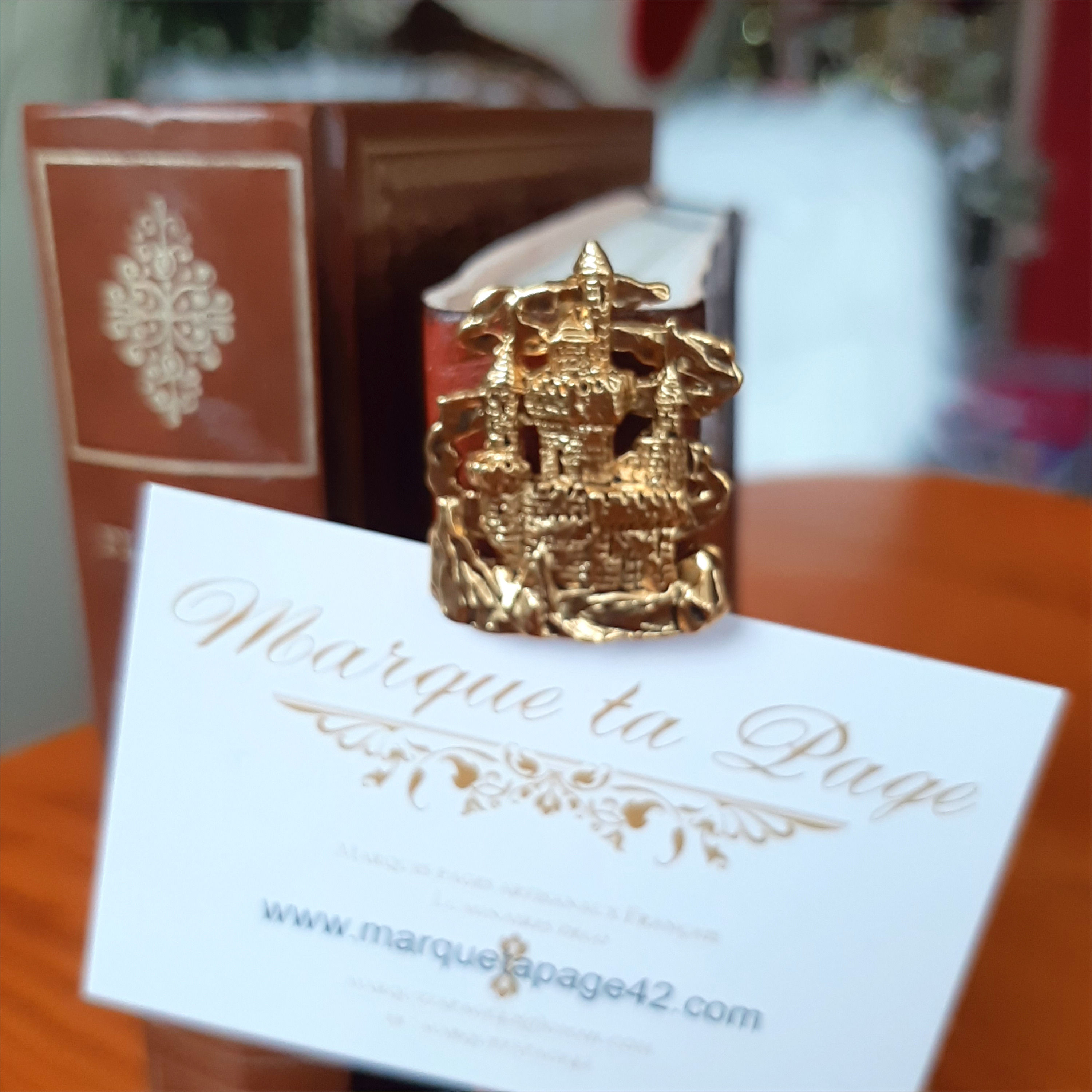Marque-page Château Magique Or
