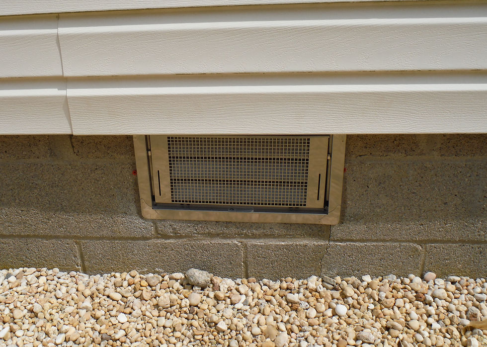 SMART-Vent installed in foundation