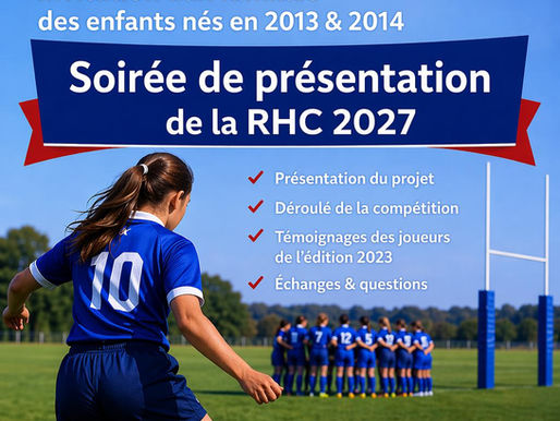 Réunion d'information RHC 2027 : rejoignez l'aventure !