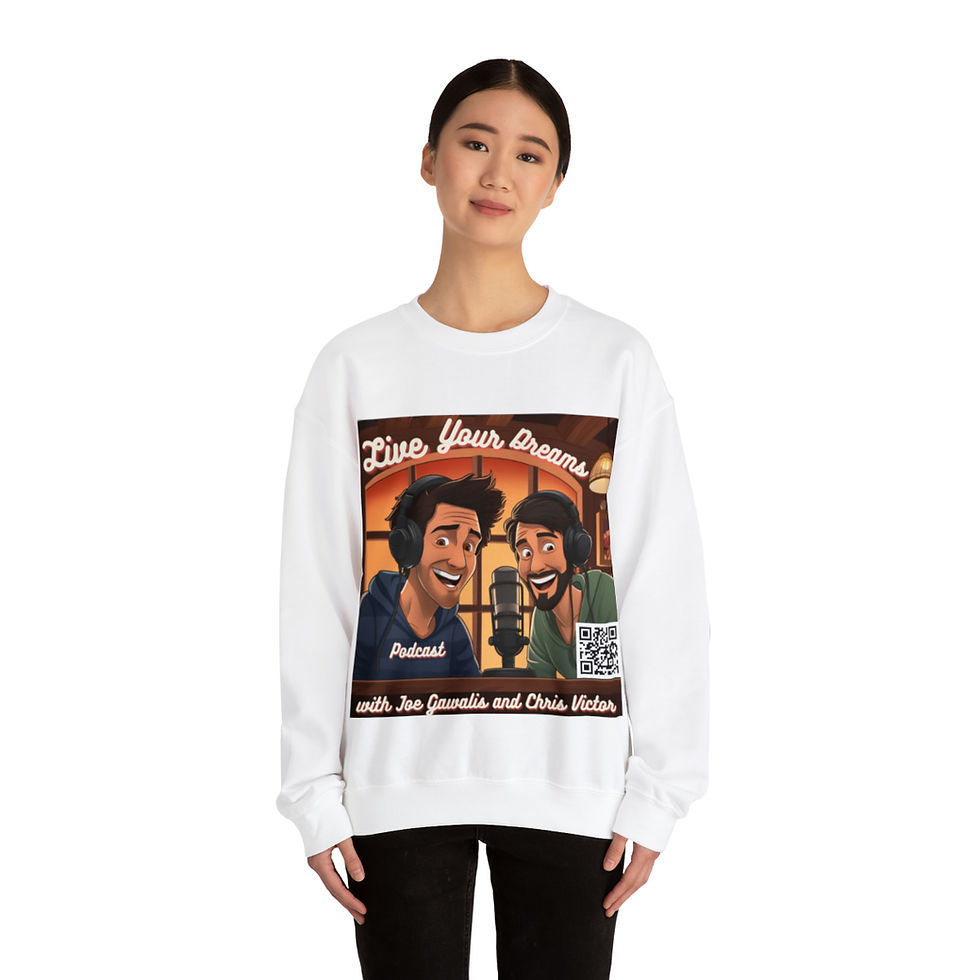 Thumbnail: Live Your Dreams Podcast Unisex Heavy Blend™ Crewneck Sweatshirt