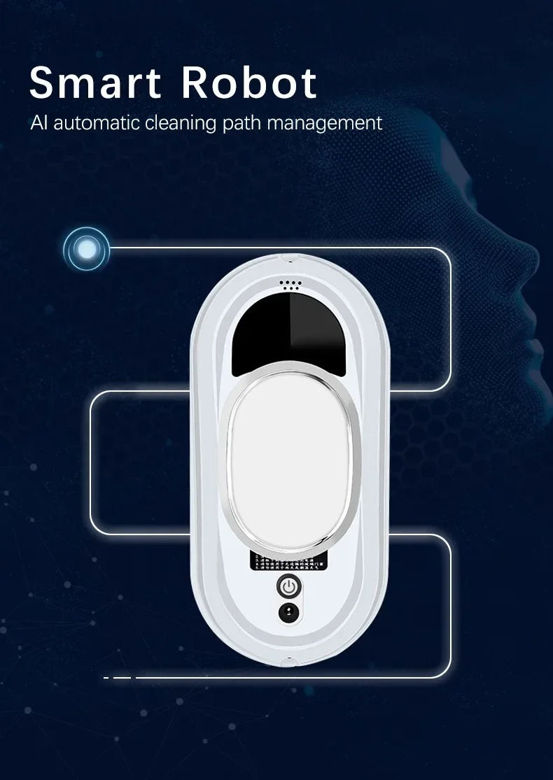 Thumbnail: AI Window Cleaning Intelligent Robot Glass Cleaner with Remote Control