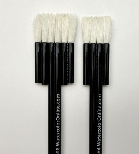 Signature Silver Flat Brush Set | Watercolor Online