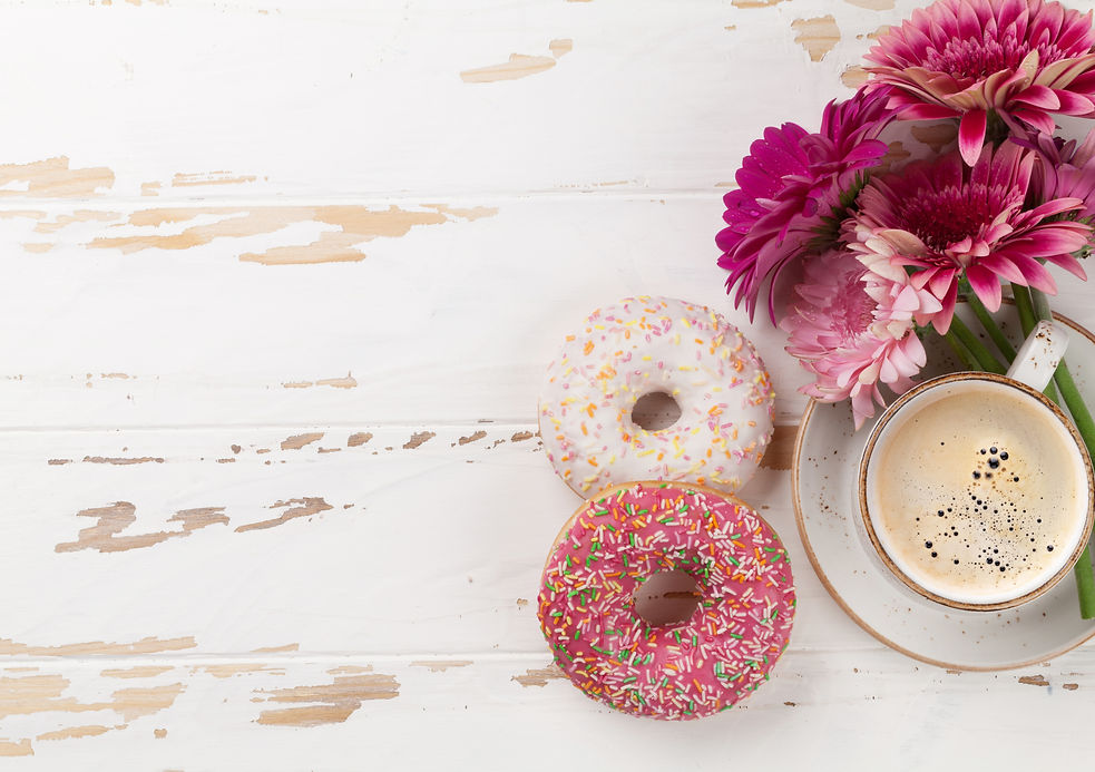 flowers coffee and donuts.jpeg