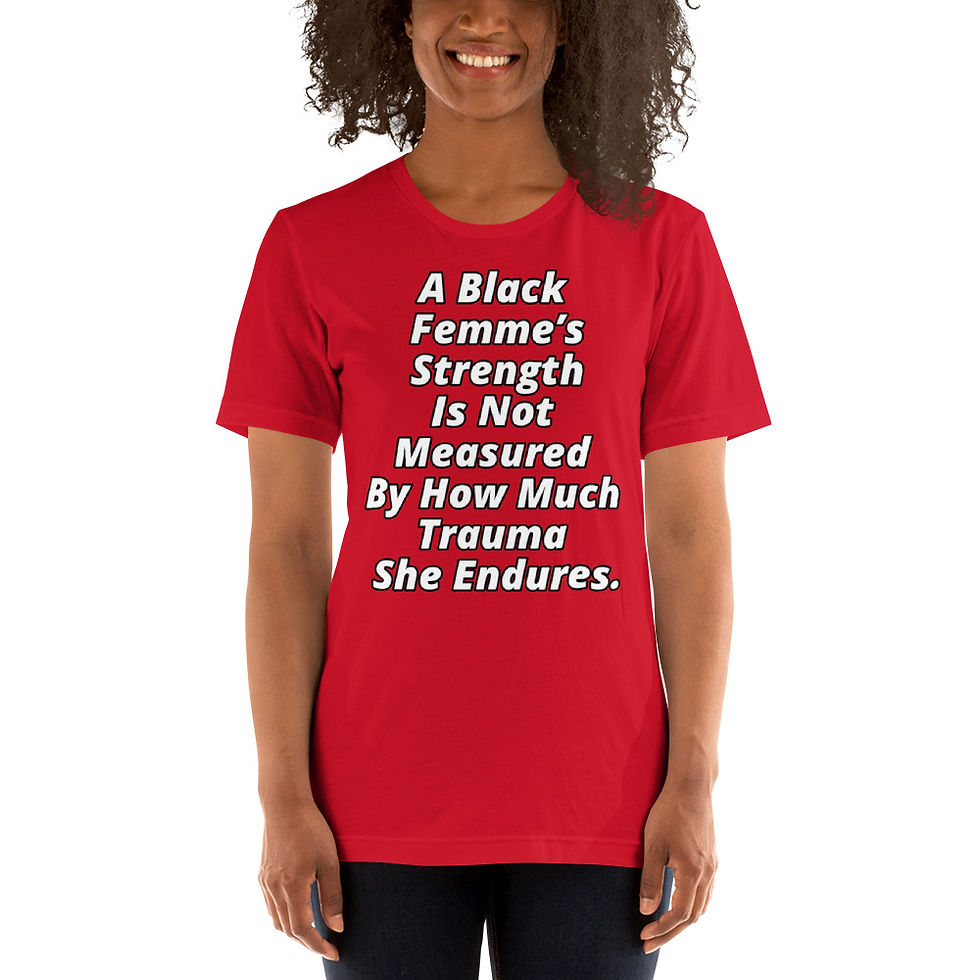 Thumbnail: Trauma Is Not Strength Unisex T-Shirt