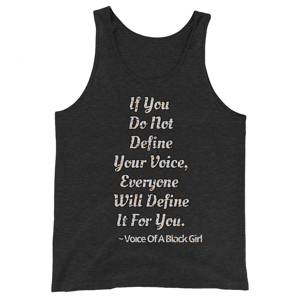 Thumbnail: Define Your Voice Unisex Tank Top