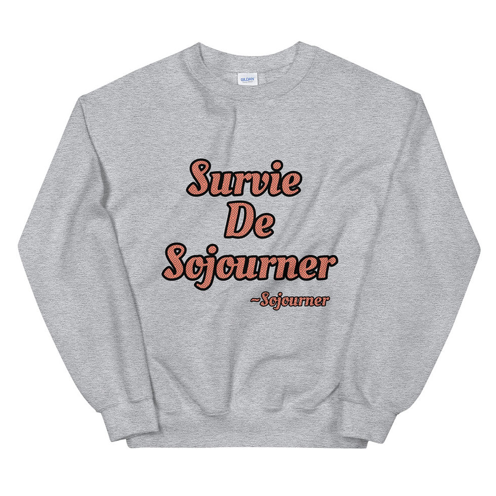Thumbnail: Journey Of Survival Unisex Sweatshirt