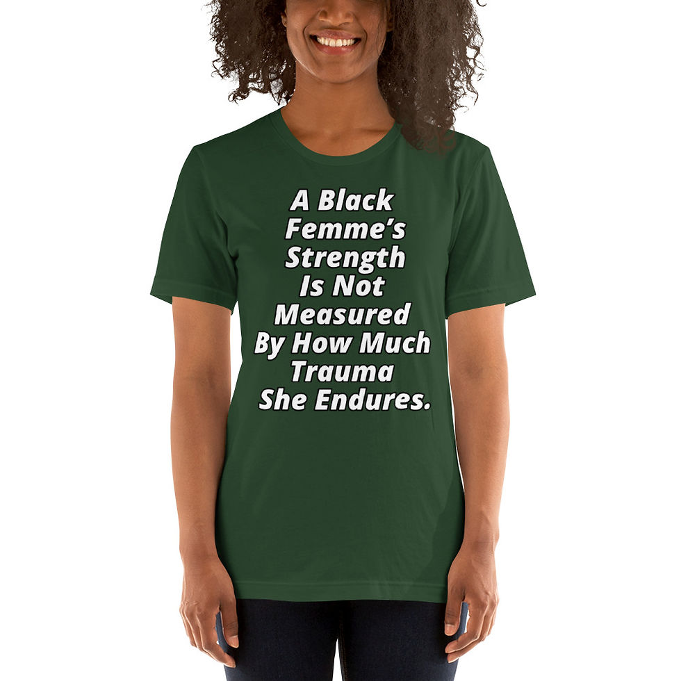 Thumbnail: Trauma Is Not Strength Unisex T-Shirt