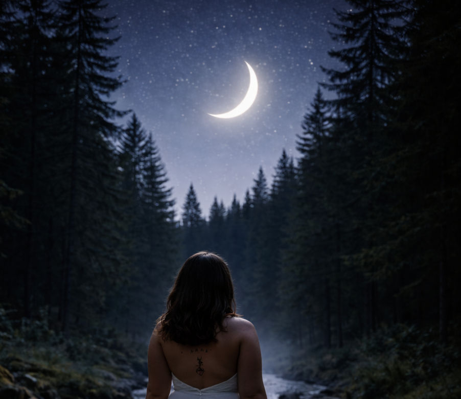 Bajo la luna creciente: un rito de divorcio y renacimiento 