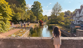 View of the River Stour from the the Westgate bridge