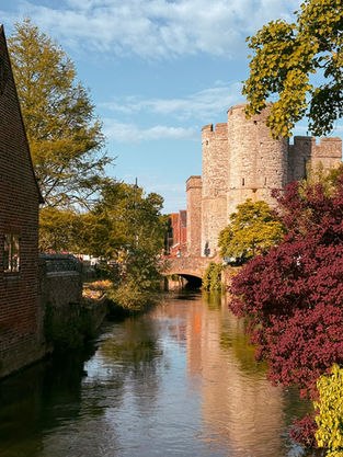 Side view of bridge and tower at the Westgate