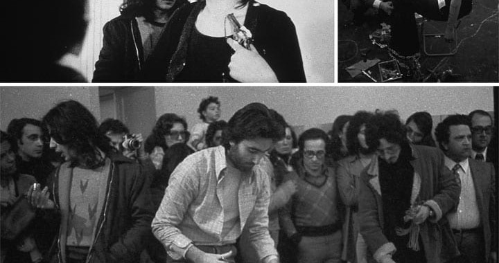 Audience interaction with Marina Abramović 