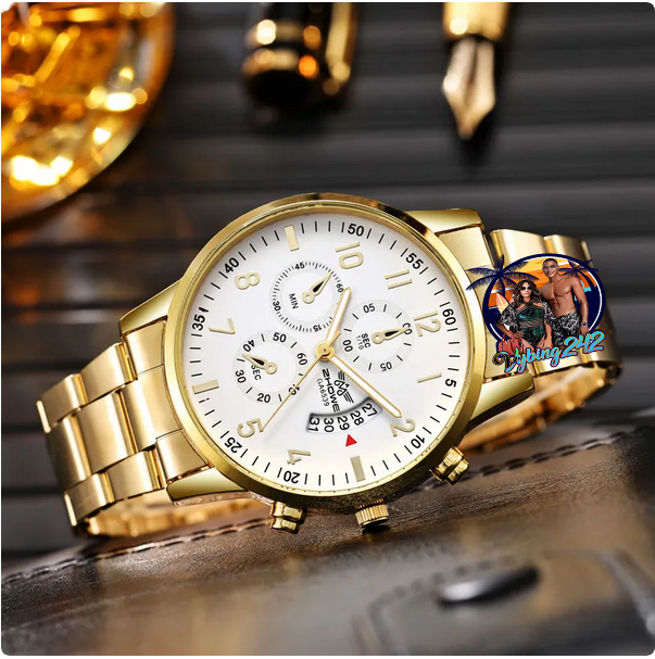 Thumbnail: Men's Watch 003+ Solid Color Single Folding Buckle Quartz