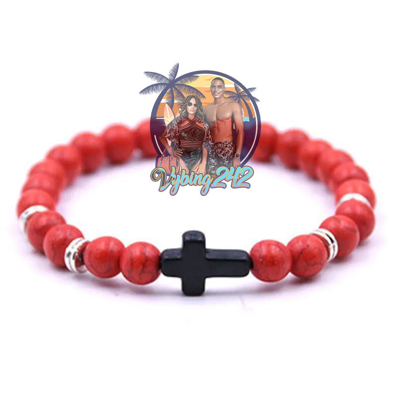 Thumbnail: Round Natural Stone Unisex Bracelets