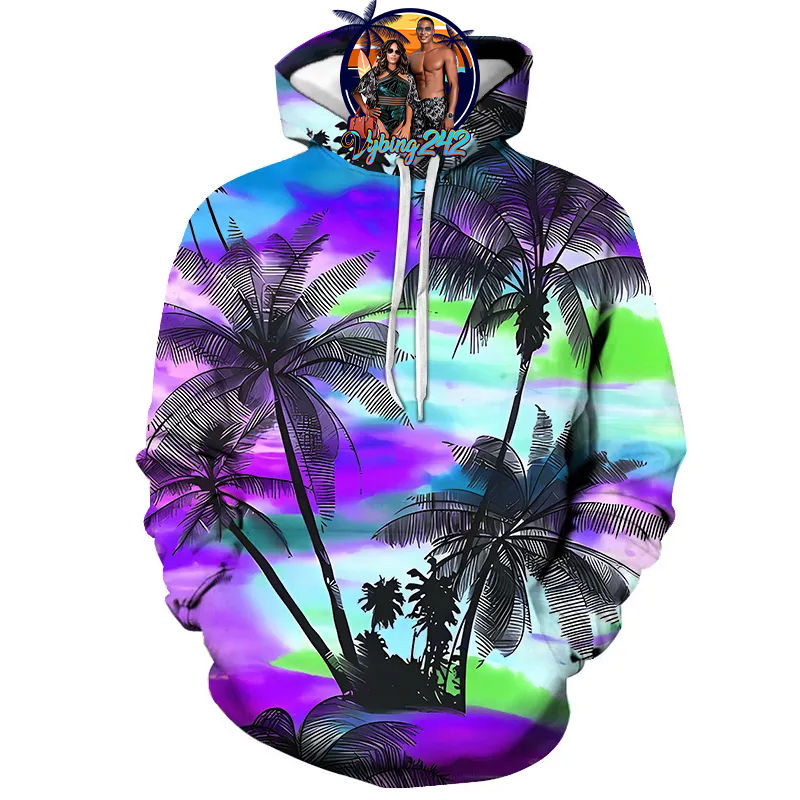 Thumbnail: Tropical Polyester Hoodie