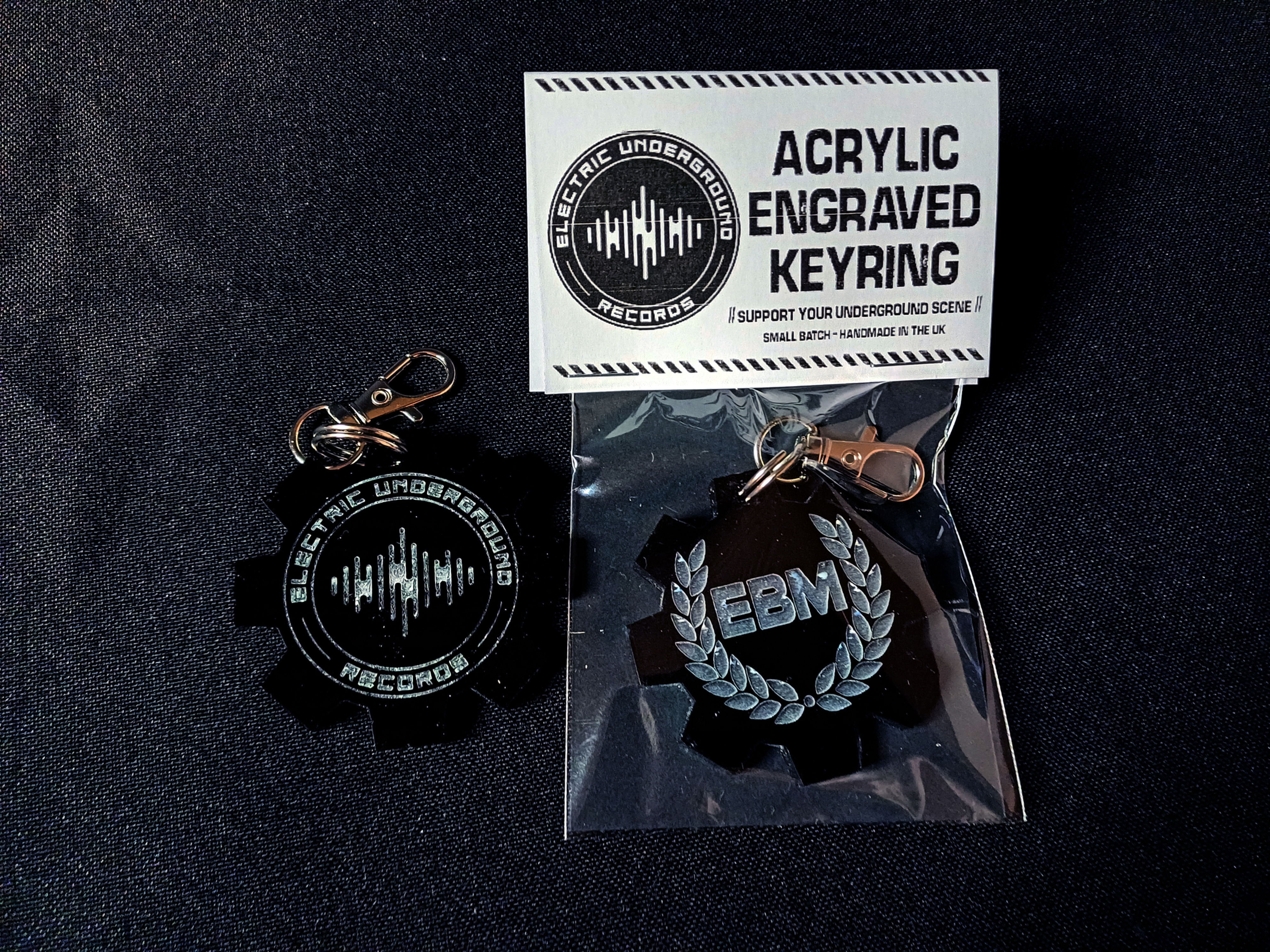 EUR - ACRYLIC COG KEYRING