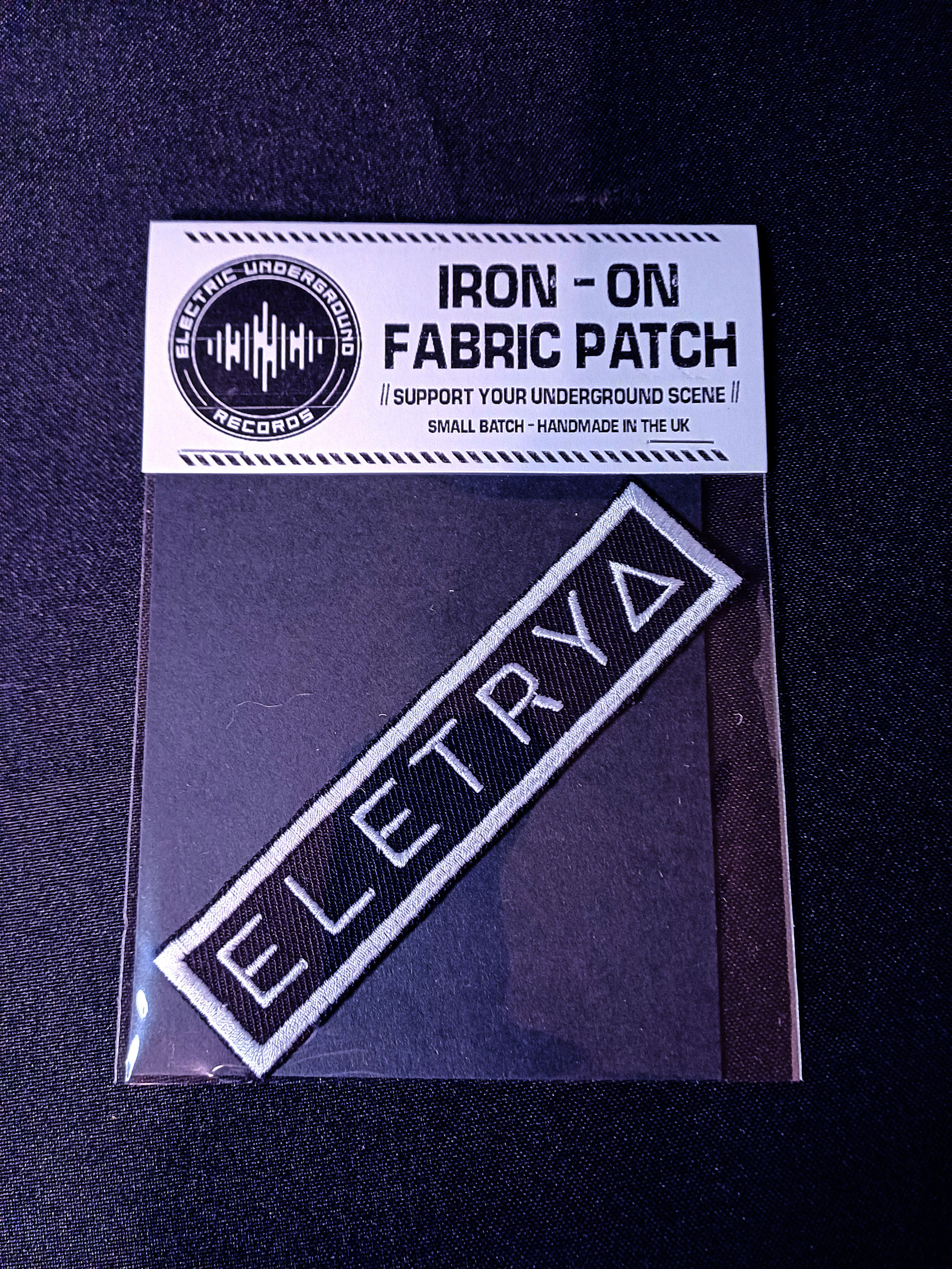 ELETRYA - IRON-ON PATCH - WHITE