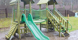 A junior double tower playground