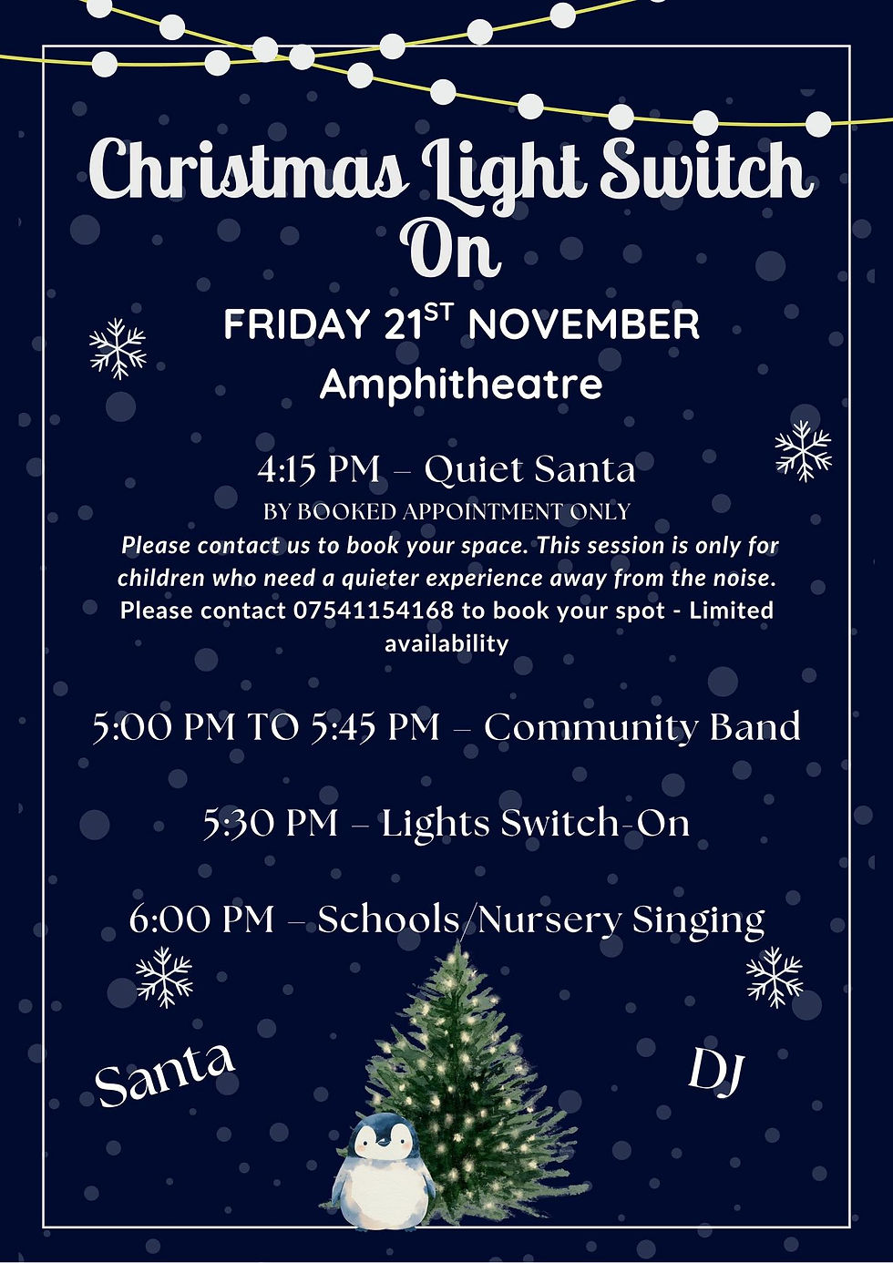 Christmas Light Switch On