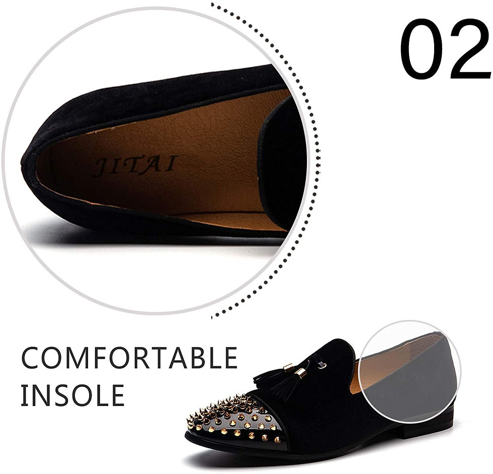Thumbnail: JITAI Men's Penny Slip-On Leather Lined Loafer Luxury Men Shoes

( BLACK: B04 )
