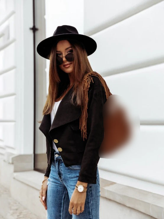 Thumbnail: Fashion Street Punk Women Jacket Coat

