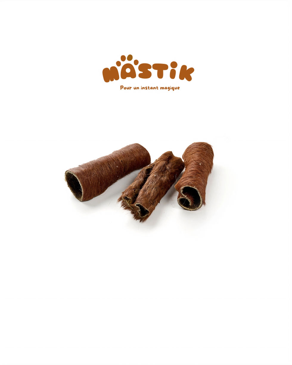 Peau de cheval avec poils