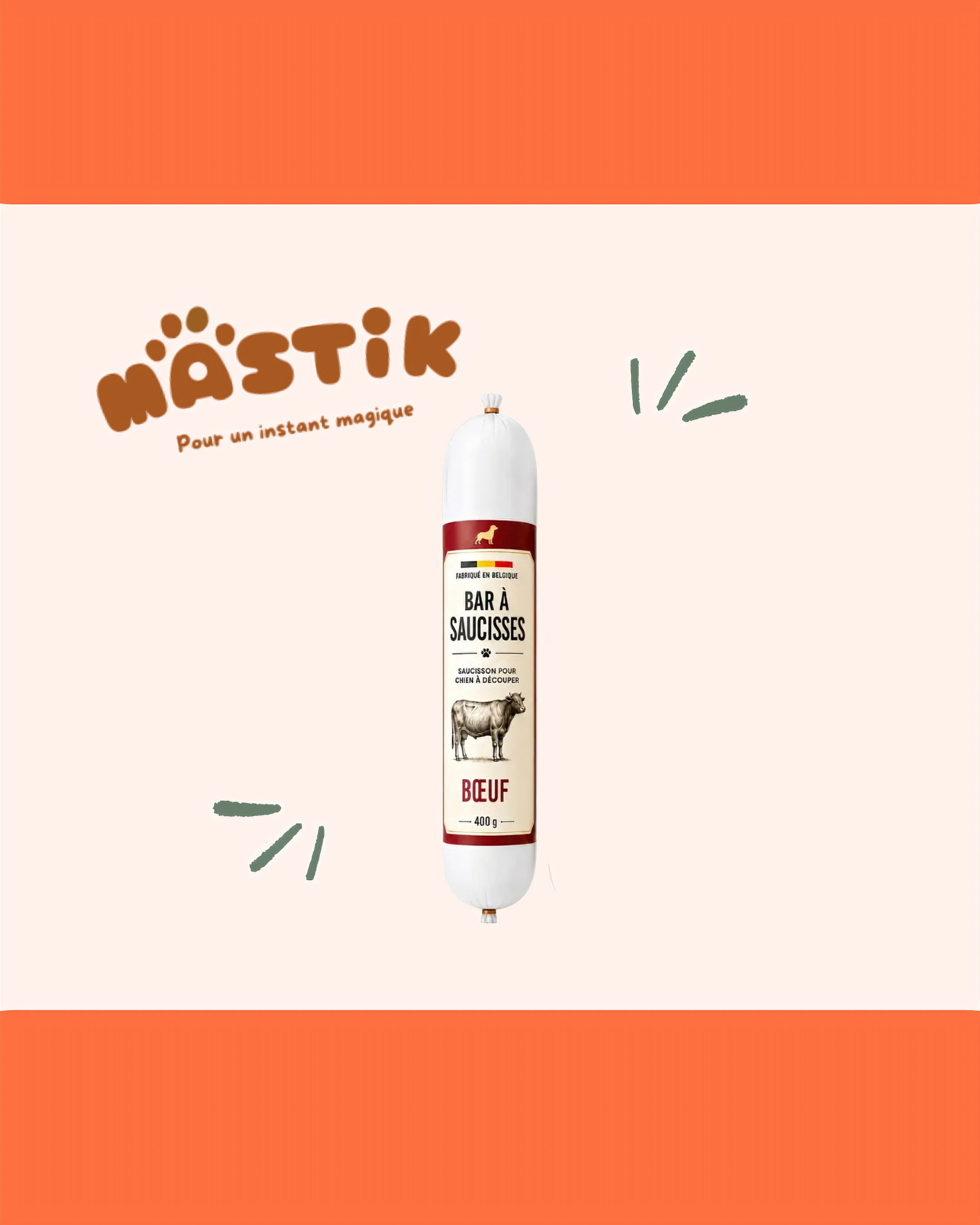 Saucisson chien - Boeuf
