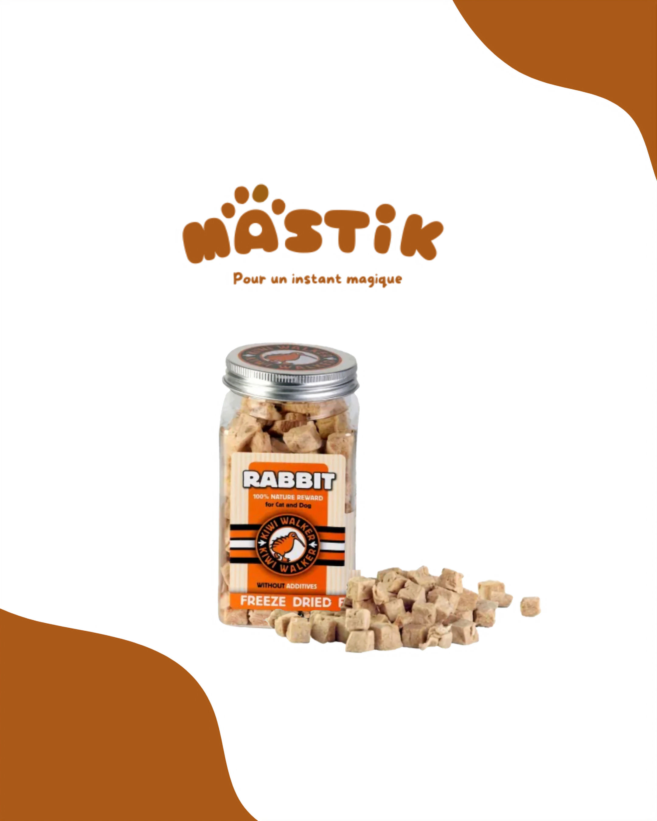 Friandises lyophilisées -LAPIN - Kiwi Walker