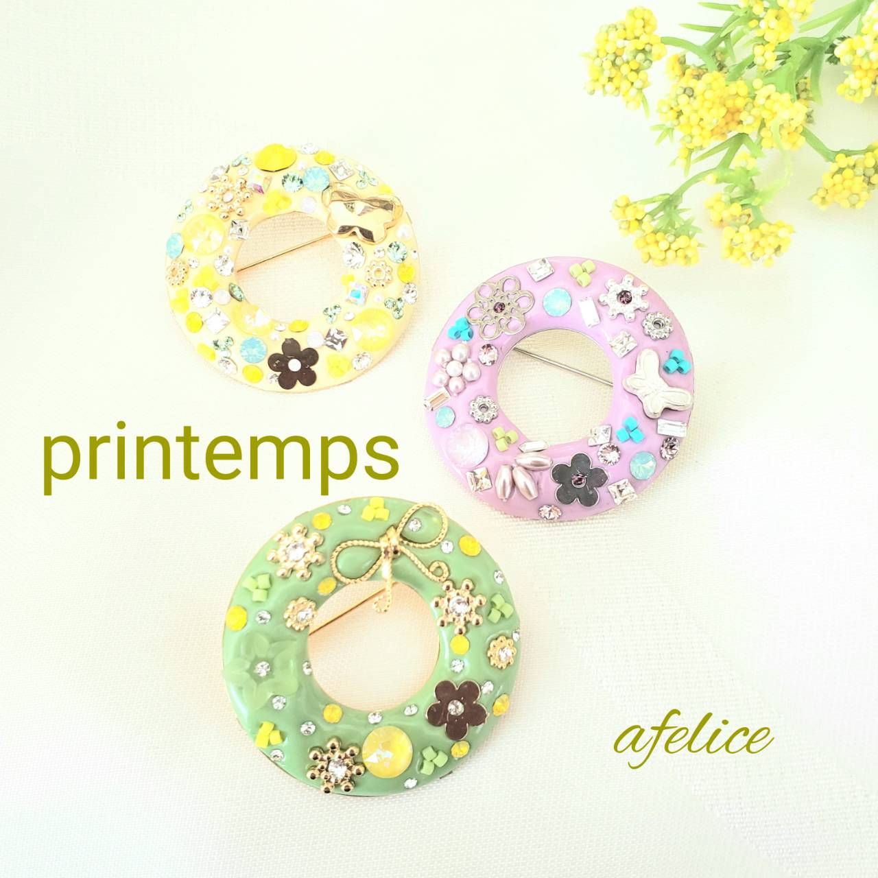 GB20プランタンブローチ