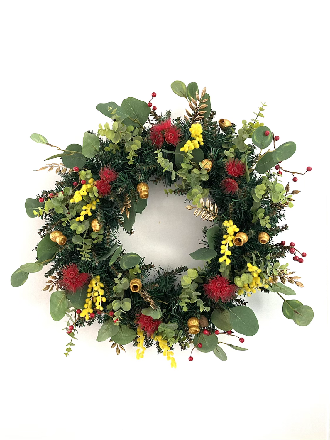 Red Gum Wreath - 50cm