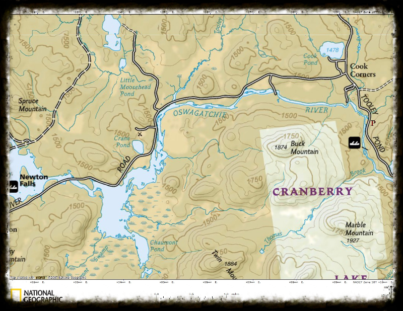 Oswegatchie River Map