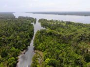 Channel to Lake Seminole from At Ease Campground and Marina