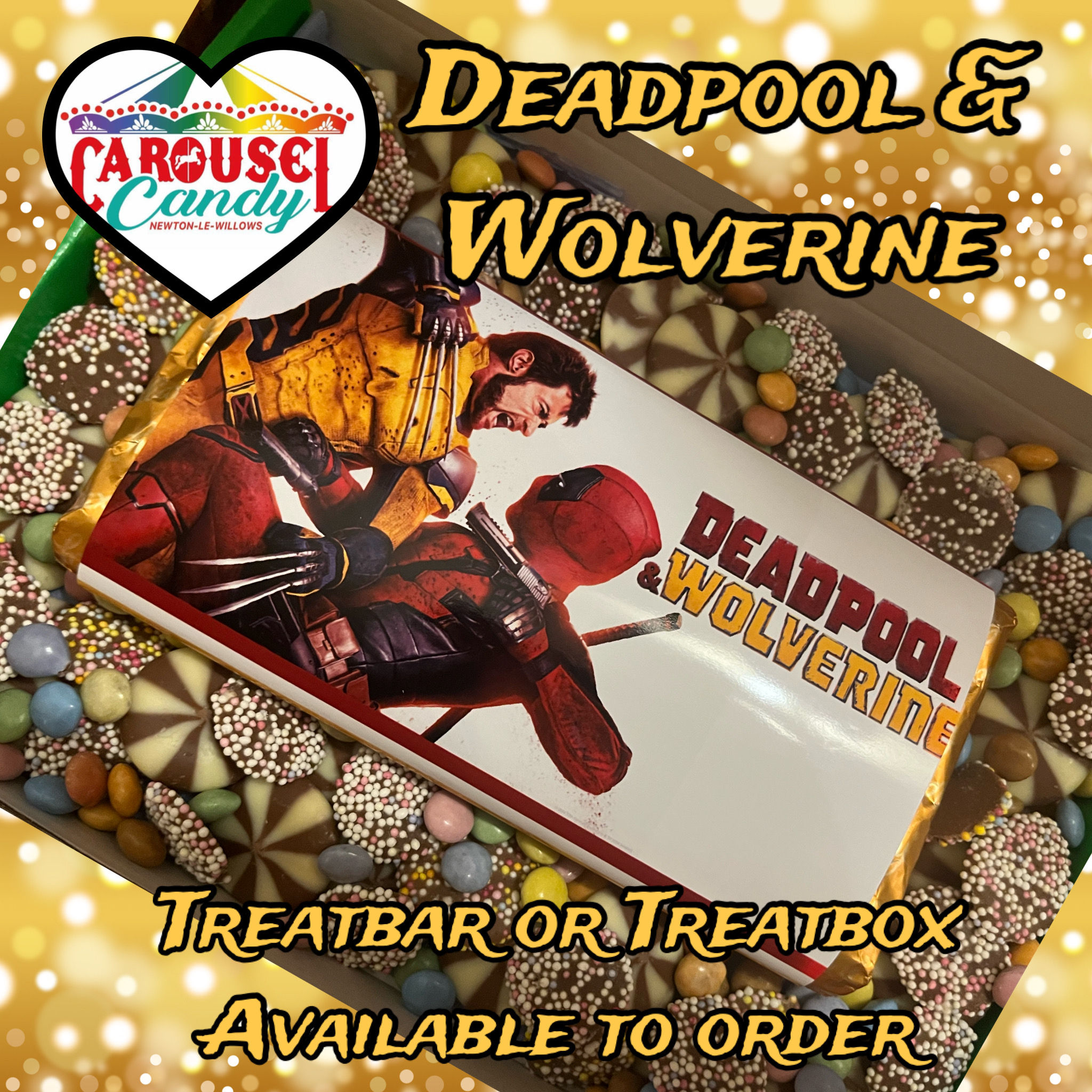 Deadpool/Wolverine Celebration Treatbar or Treatbox from £3.50