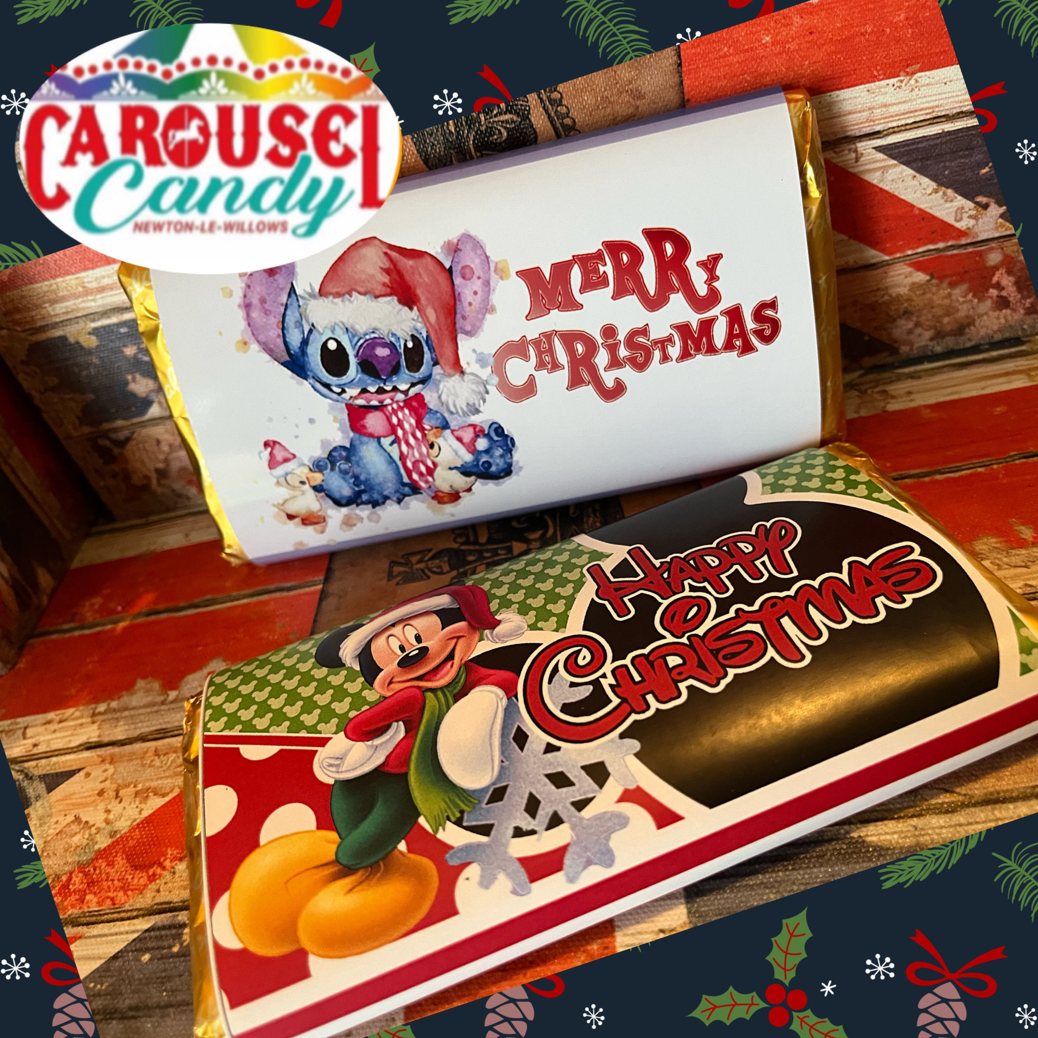 Christmas Chocolate Treatbars only £3.50 each