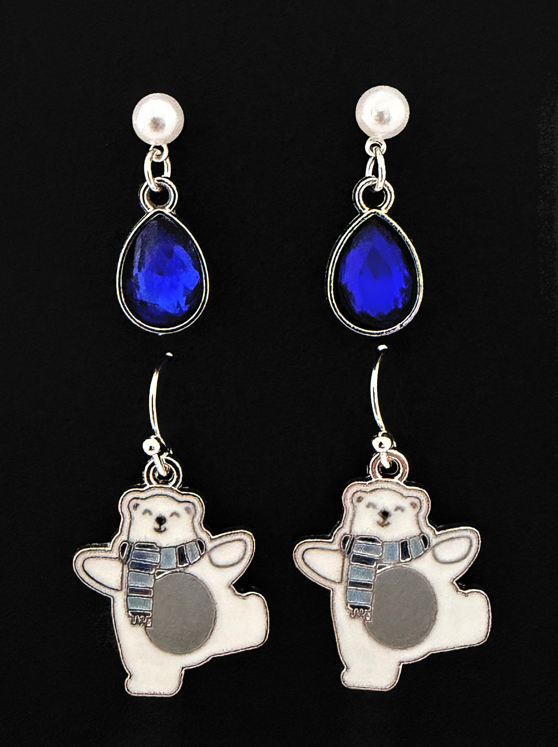 Polar Bear Earring Set