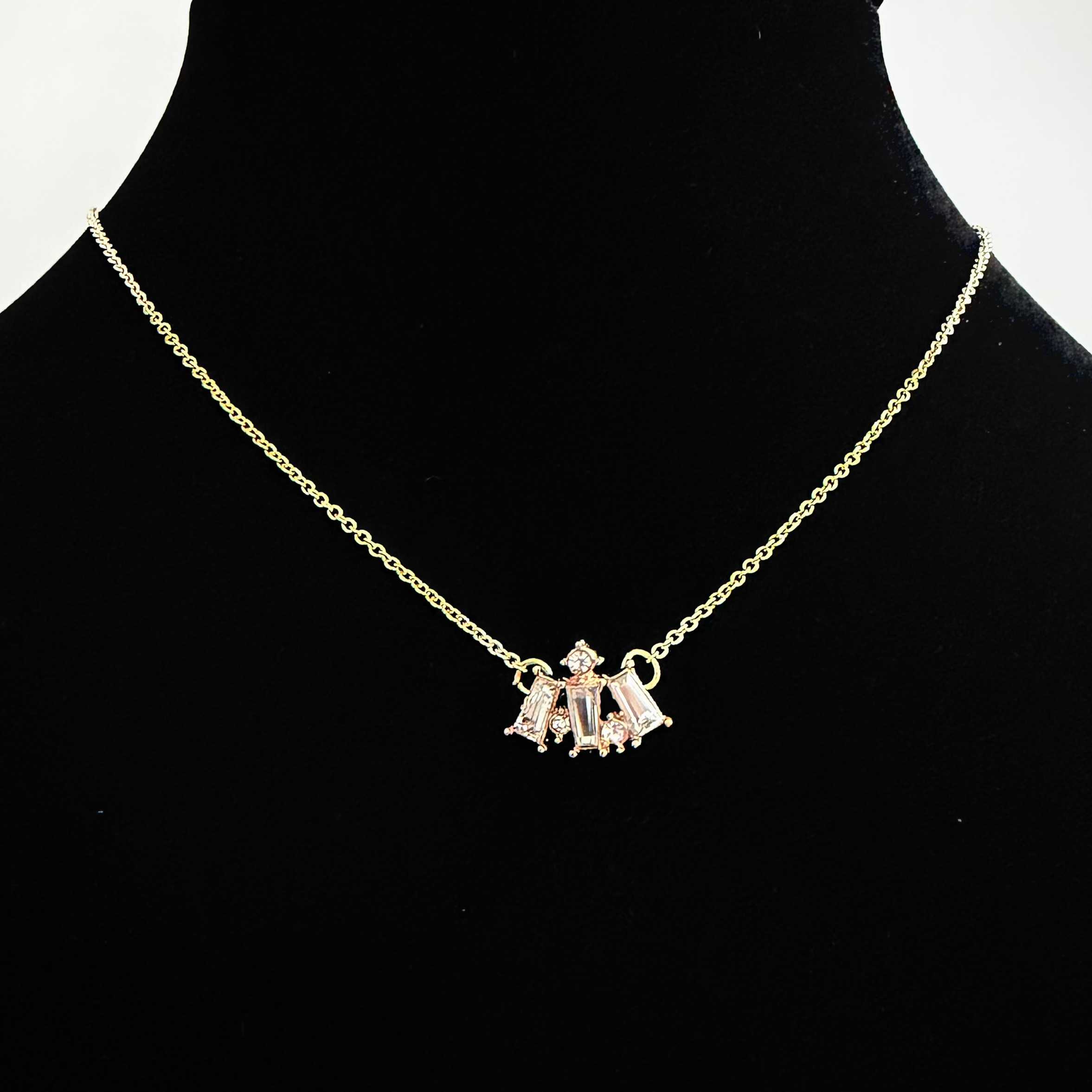 Baguette Art Deco Pendant 