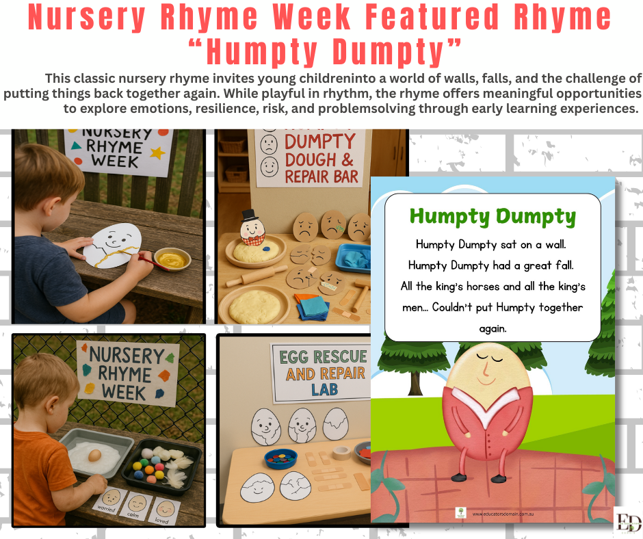 Thumbnail: Nursery Rhyme Week Activity and Poster Set