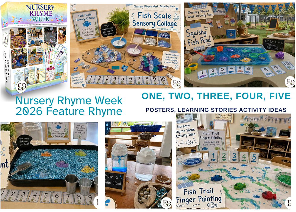Thumbnail: Nursery Rhyme Week Activity and Poster Set